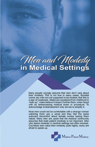 Men and Modesty in Medical Settings Brochures